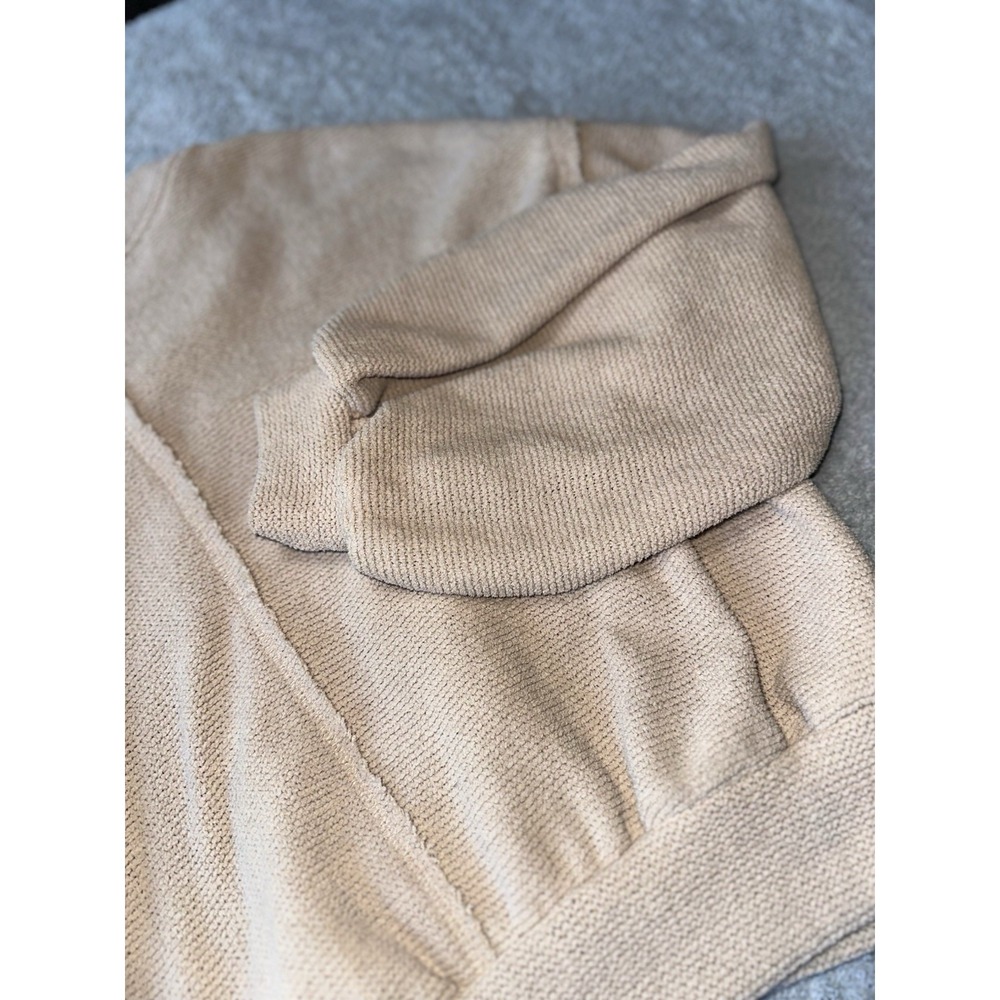 Woman's‎ Free People Beach Happy Pullover Sweatshirt Beige Size Large - Picture 8 of 14